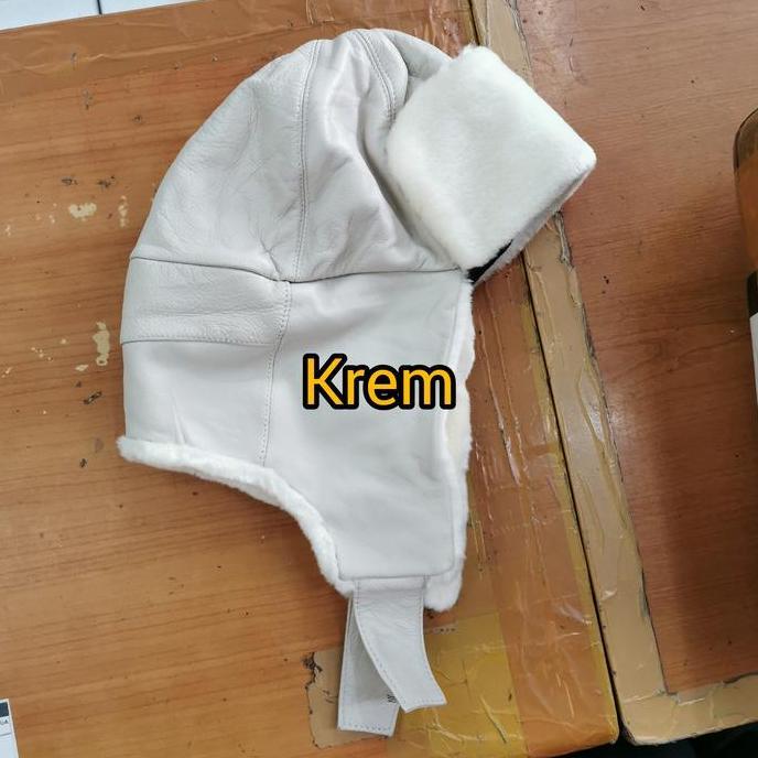 Topi Rusia Kulit Lapis Bulu