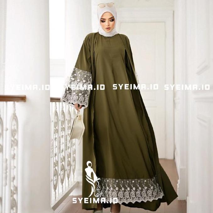 Sale Aynur Abaya Exclusive By Syeima.Id Abaya Outer Gamis Plus Outer Gamis Turki Turky Gamis Ori Sau