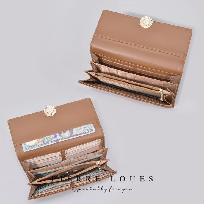 Dompet Panjang Wanita Kulit PU PIERRE LOUES Betty Wallet
