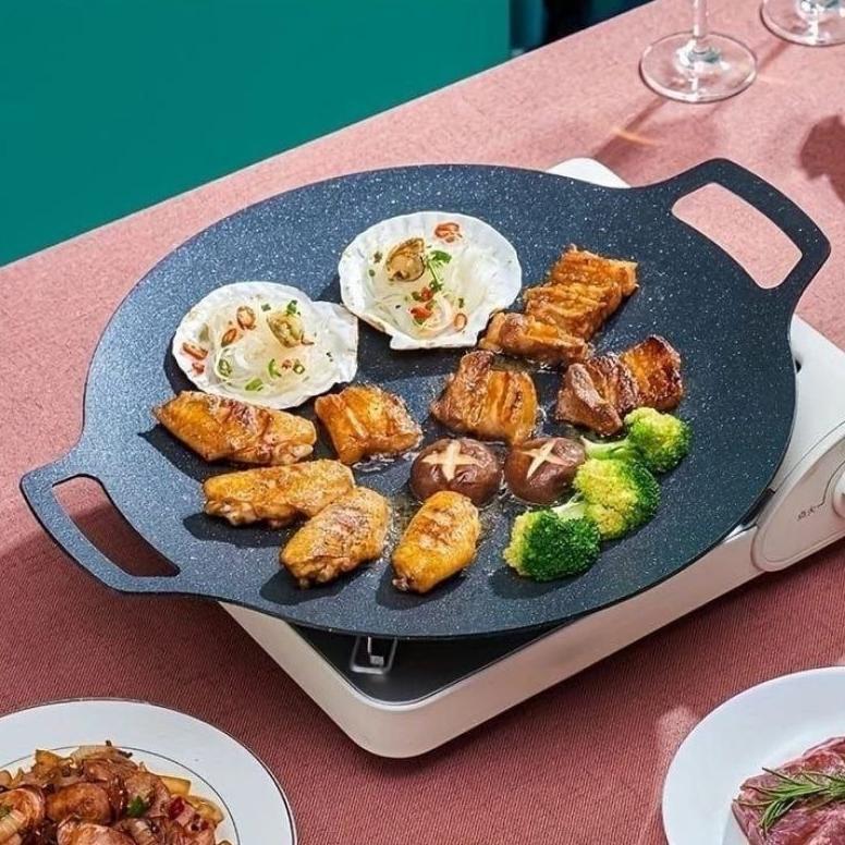 TERBARU Alat Panggang multiguna grill pan/ wajan konduksi 34cm
