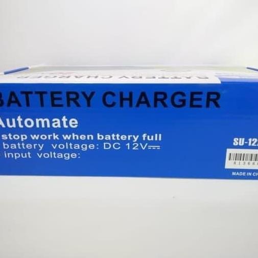 Charger aki Otomatis 20Ampere Cas Aki Mobil 20A Sunpro