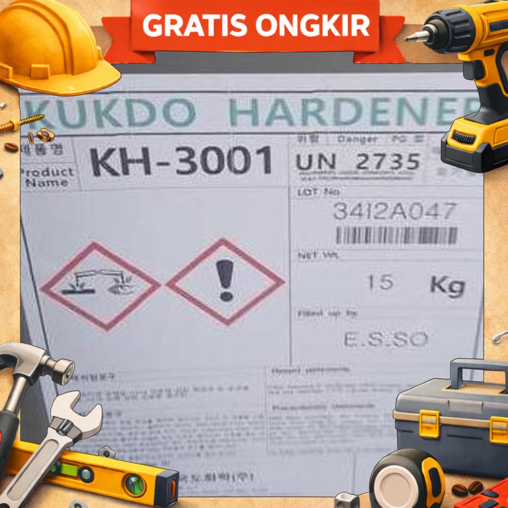 Kukdo Hardener  Eceran Per Kg - Mengeraskan Resin, Lapisan Cat Atau Resin Menjadi Lebih Kuat, Tahan 