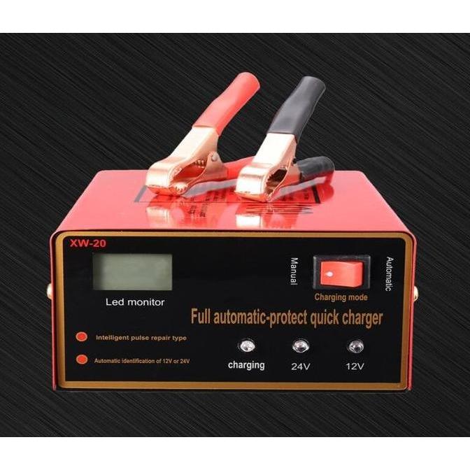 Alat Cas Aki Charger Aki Dari Auto Charger Alat Cas Aki Kering Dan Basah 1500A Otomatis Untuk Mobil 