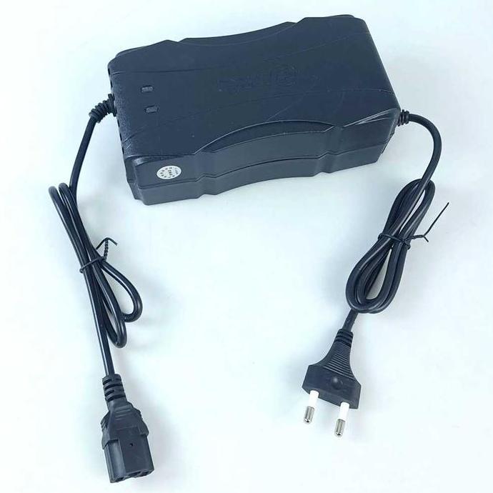 Charger Baterai SLA 60V 20Ah untuk Motor Listrik Uwinfly T3 LN Pro dll Adaptor Cas Molis dilengkapi 