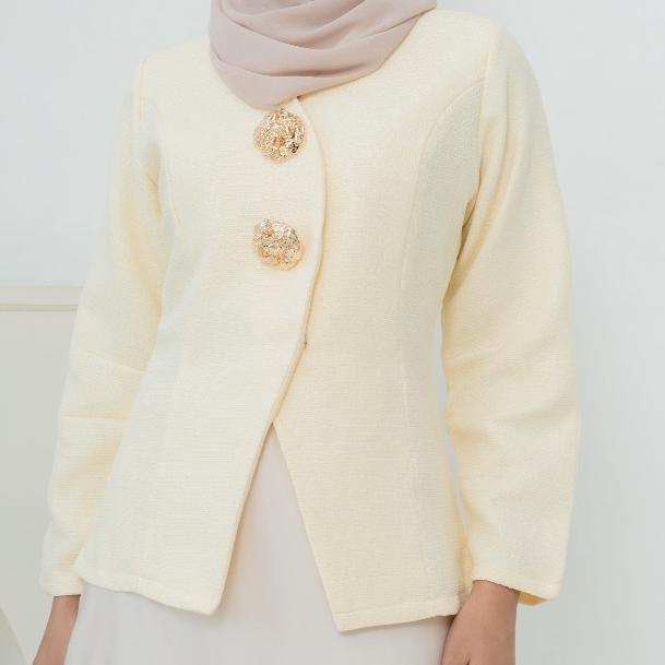 SUPER SALE Lucy Top - Atasan Wanita Lengan Panjang - Blouse Wanita - Kemeja Wanita Fitted