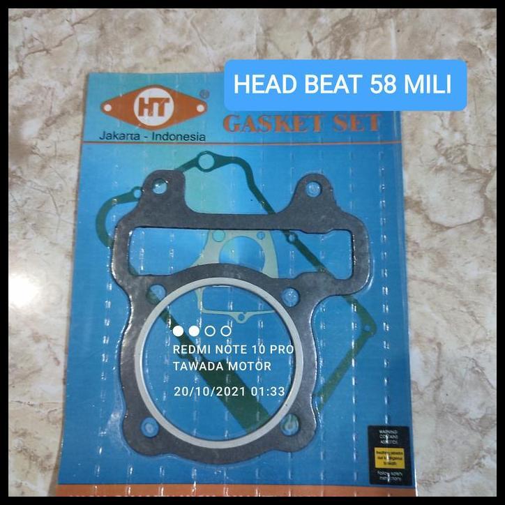 HOT DEAL PAKING RACING BLOK HEAD ATAS UKURAN 58 MILI HONDA BEAT KARBU 