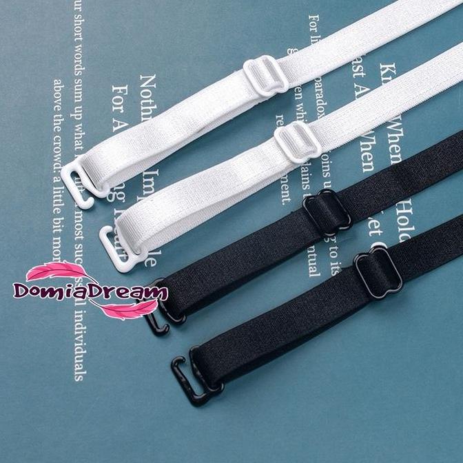 Tali Bra Cadangan Tali Bra Pengganti Warna Hitam Putih