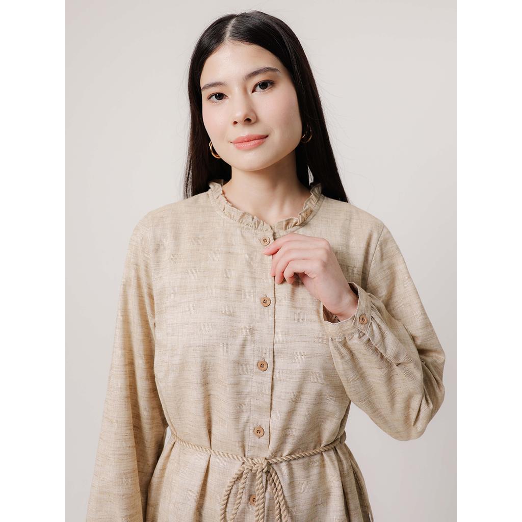 EXPAND Prisa Blouse |Kemeja Wanita - Atasan Lengan Panjang