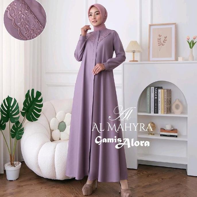 Gamis Alora katun toyobo premium || Gamis polos || Dress Toyobo || Gamis Muslim Terbaru