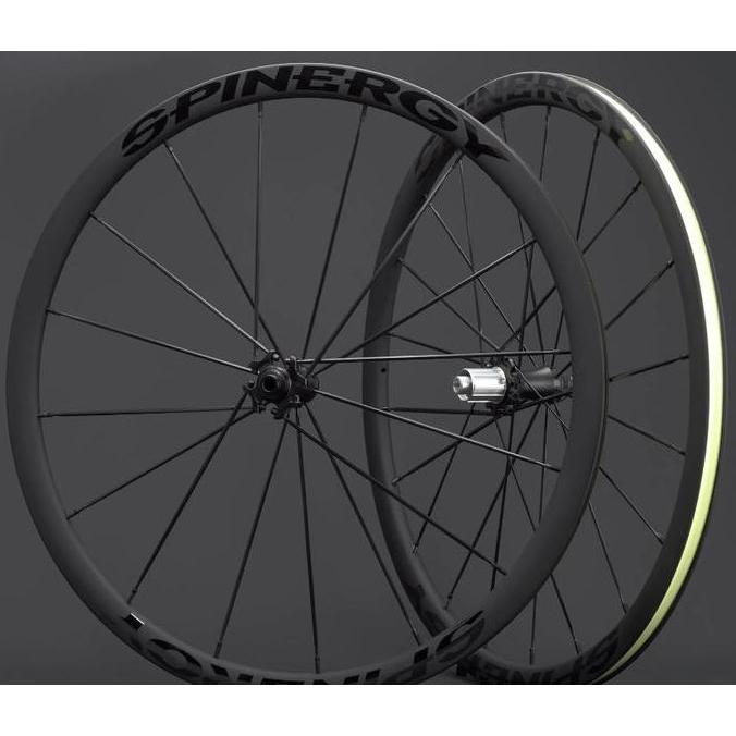 TERBARU SPINERGY STEALTH FCC 32 DISC CARBON CLINCHER WHEELSET PROMO