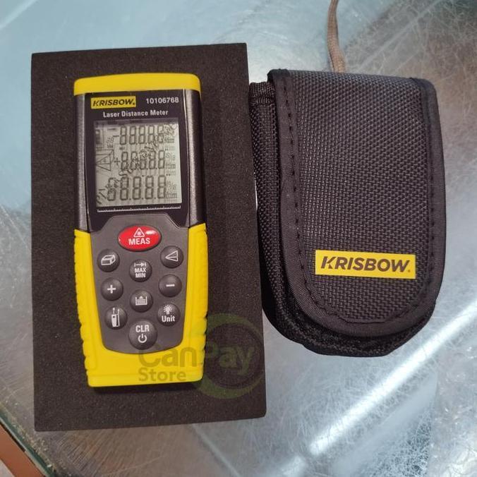 Krisbow Meteran Laser Digital Compact 100 Mtr / Krisbow Laser Distance