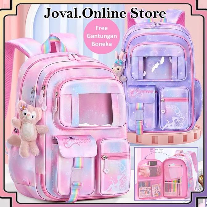 TAS RANSEL SEKOLAH SD SMP SMA ANAK PEREMPUAN MODEL KULKAS / TAS RANSEL ANAK  PEREMPUAN / TAS SEKOLAH