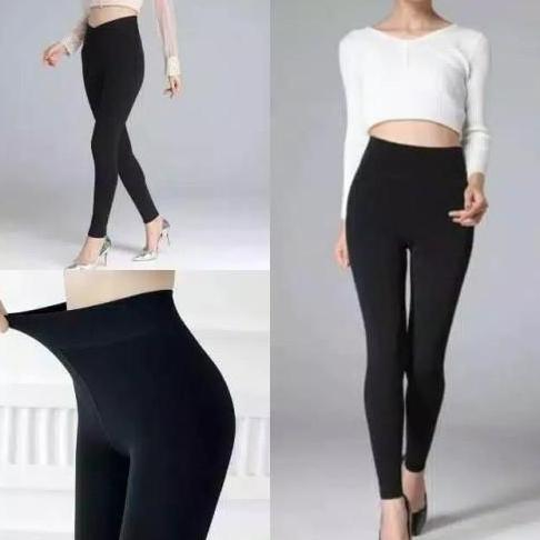Bergaransi Legging Olahraga Panjang Polos Wanita Size M-Xxl Fit Bb 75Kg Premium Quality Bahan Nyaman