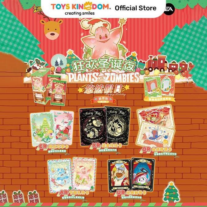 Toys Kingdom Kayou Kartu Plants Vs Zombie Garden Holiday Random Kartu Koleksi Trading Card Kartu Mai