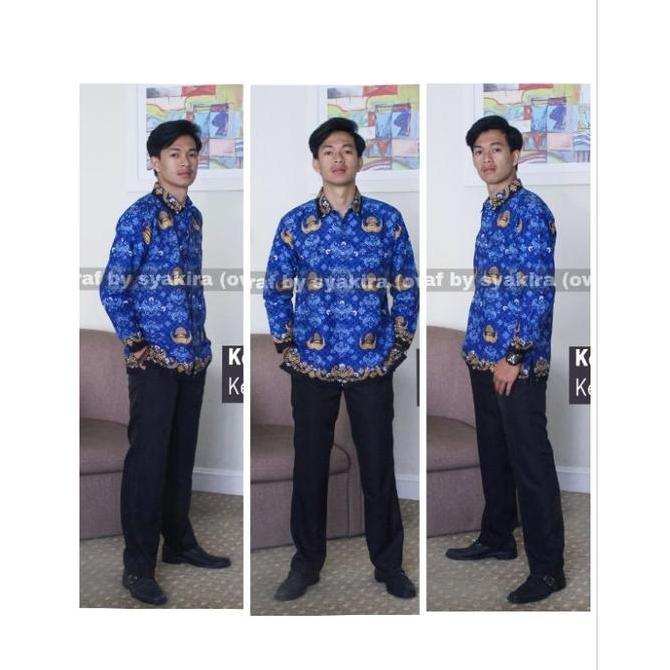 (BEST SELLER) SP880 New korpri 2023 katun 50s,batik korpri pria,batik korpri