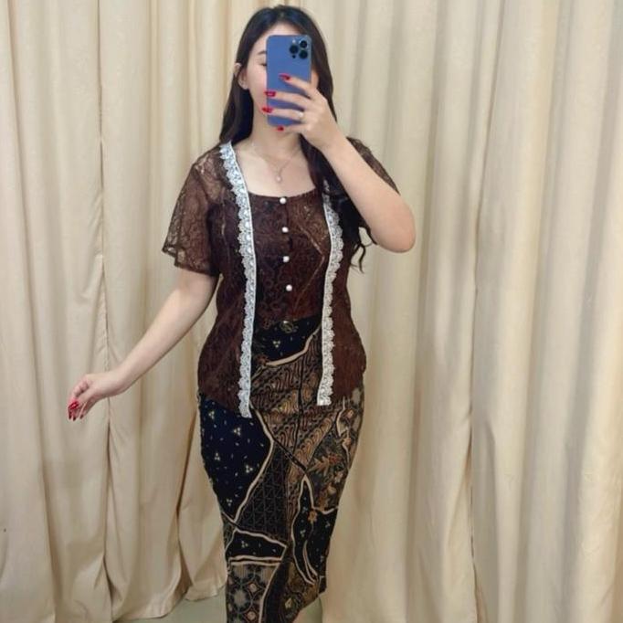 Tahan Lama Dress Batik Hagia/Dress Batik Couple Wanita/Kebaya Wanita/Outer Kebaya /Dress Natal Pesta