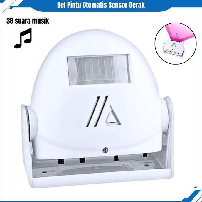 Bel selamat datang,Bel pintu Otomatis, Dilengkapi Sensor Gerak