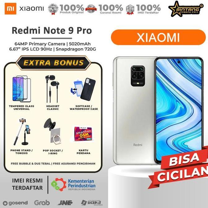Gasskirim- Xiaomi Redmi Note 9 Pro Ram 6/64 6/128 Garansi Resmi