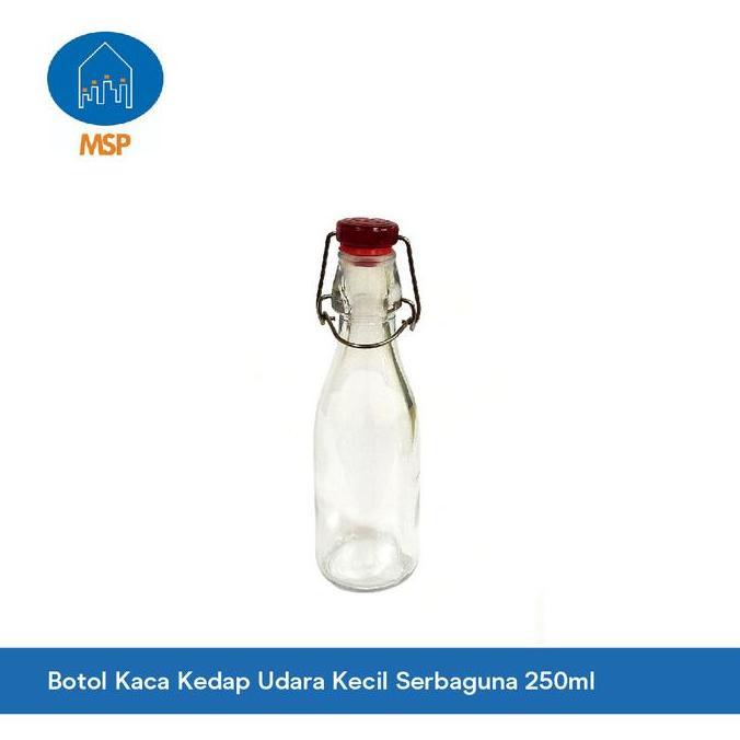 Botol Kaca Kedap Udara Kecil serbaguna 250 ml / MSP-YW917 / isi 1 Pc
