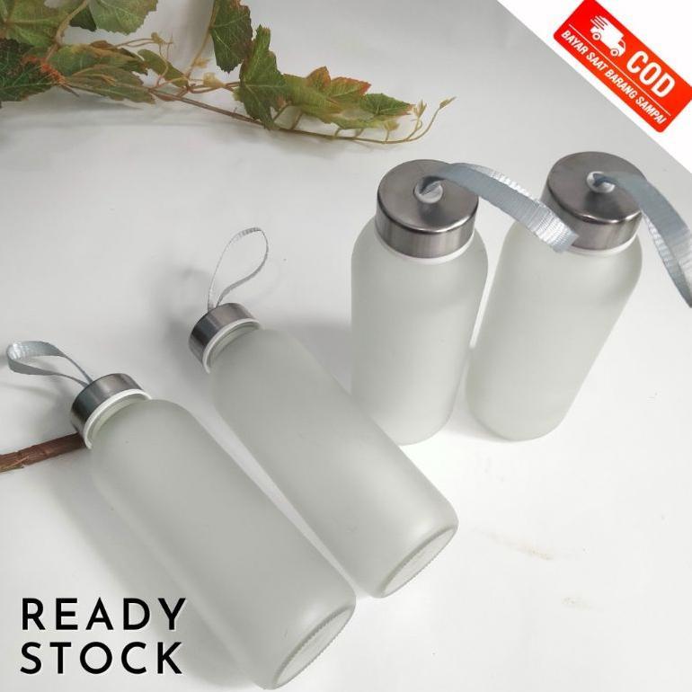 (Gr 08) Botol Kaca Doff 420Ml / Khusus Grosir / Isi 80Pcs / Botol Kaca Bening 420Ml / Botol Doff 420