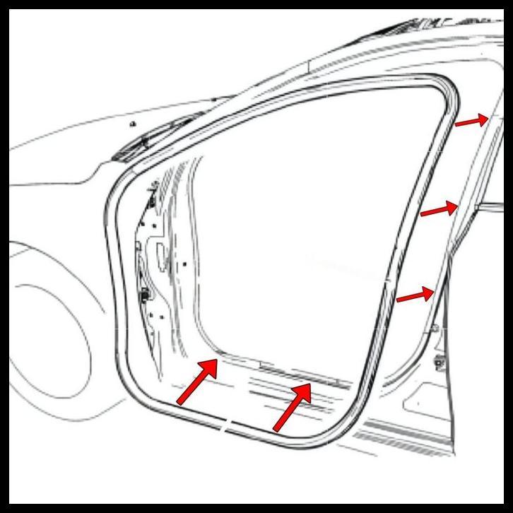 BEST DEAL KARET BALON PEREDAM PINTU MOBIL CARRY FUTURA T120SS DEPAN TENGAH BELAKANG BAGASI KANAN KIR