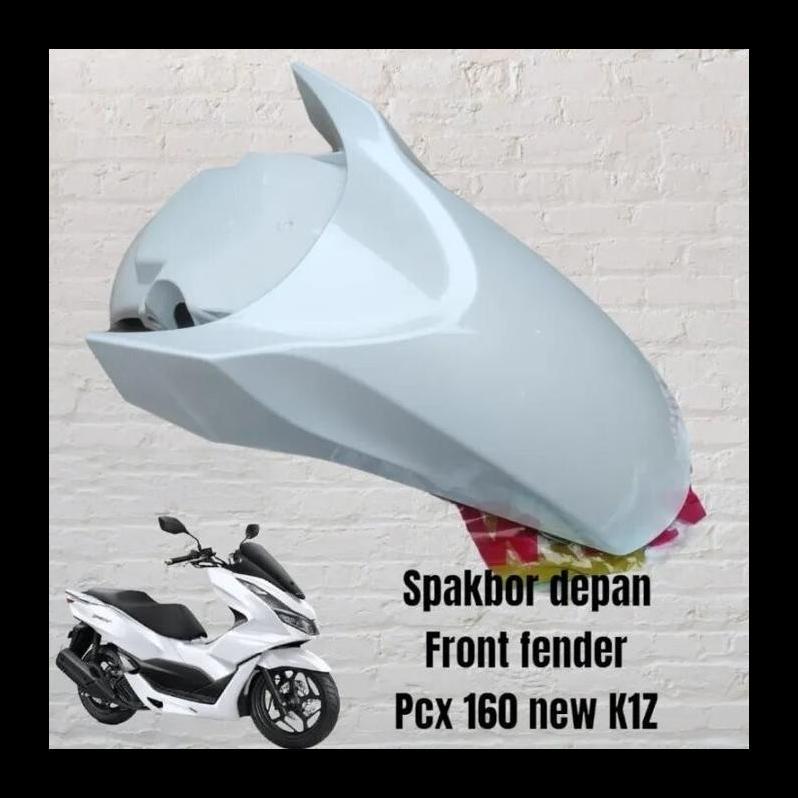 Spakbor Depan PCX New 160 2020 K1Z PCX 160 new 2025 Non Original ABS Variasi Warna Hitam Putih Merah