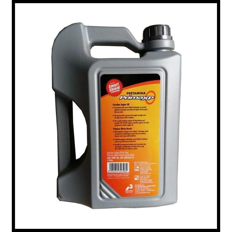 DISKON MESRAN PRIMA XP 20W-50 API SL OLI PELUMAS MESIN MOBIL 4L 20W50 GALON 