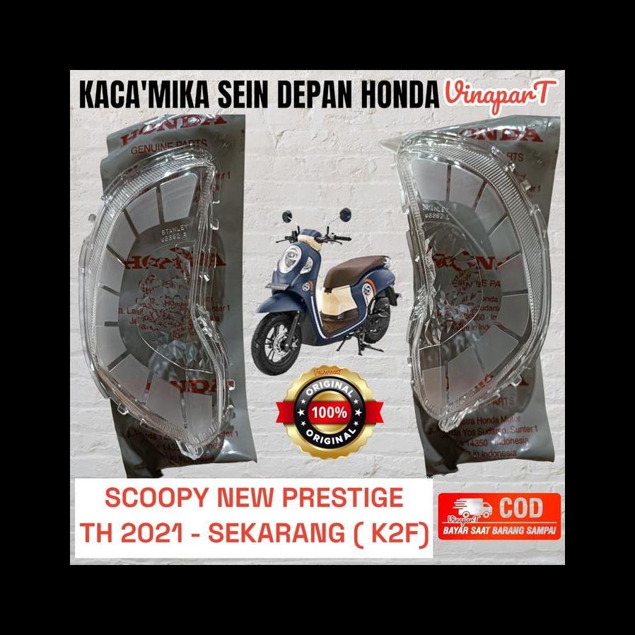 kaca mika sein sen depan scoopy new prestige 2021 kanan kiri original