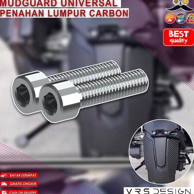 Termurah  Mudguard Universal Spakbor Kolong Belakang Mud Guard Penahan Lumpur Karbon Mudguard Origin