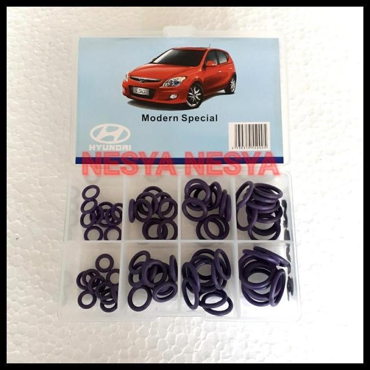 DISKON SEAL SIL O-RING O RING ORING KIT LENGKAP / KOTAK = 80PCS 80 PCS UNTUK KONEKSI SAMBUNGAN SELAN