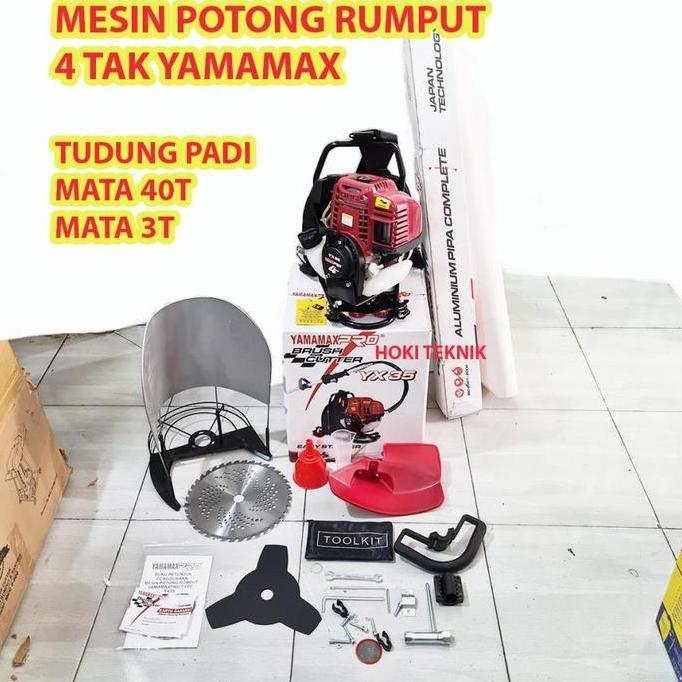TERLARIS Mesin Potong Padi Yamamax YX35 mesin babat padi 4 tak