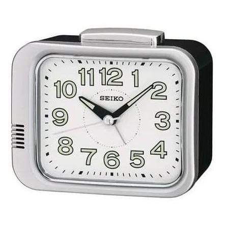 Jam Meja Weker Seiko Qhk028S Sweep Alarm Lumite Qhk028