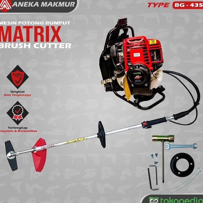Matrix Mesin Potong Rumput Gendong BG 435 Brush Cutter 4 Tak BG435