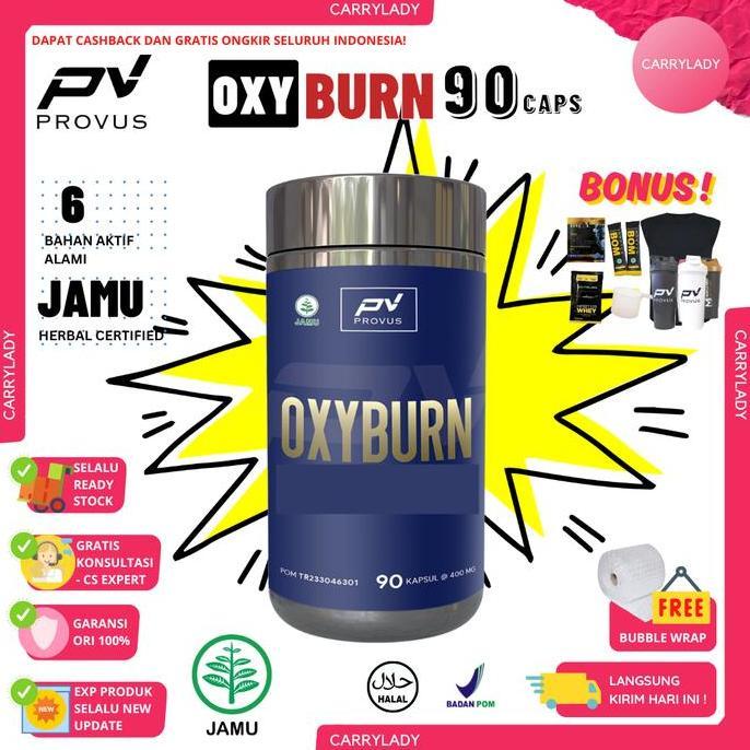 Provus Oxy Burn 90 Kapsul Caps Supplement Fitness