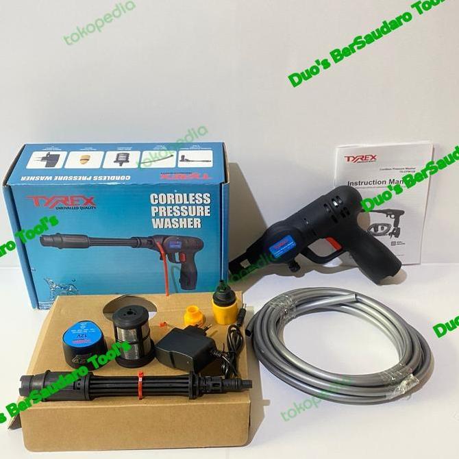 Tyrex Cordless Jet Cleaner Mesin Cuci Steam Motor Mobil Baterai 12V