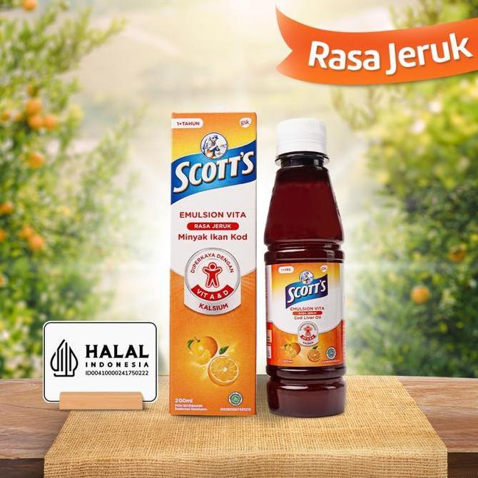 MINYAK IKAN SCOTT'S EMULSION JERUK 400 ml