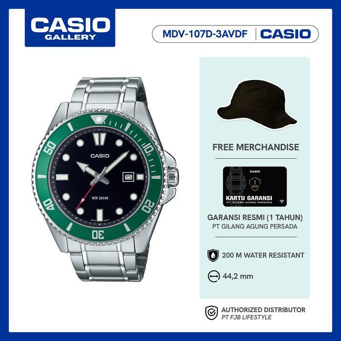 Jam Tangan Casio General MDV-107D-3AVDF Analog