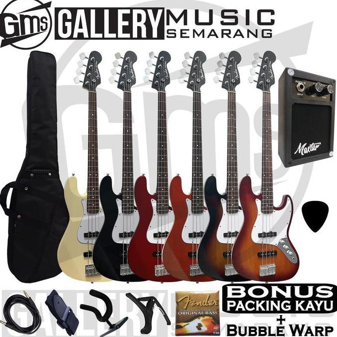 Murah Bass Elektrik Fender Jazz Bass Gitar Bass Listrik Fender Jazz Bass (TT) Non COD