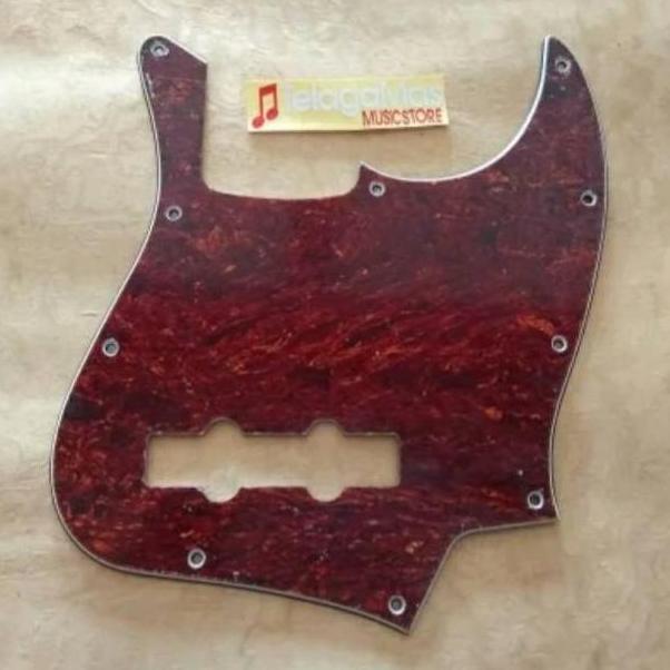 Murah Pickguard fender jazz bass model tortoise Non COD