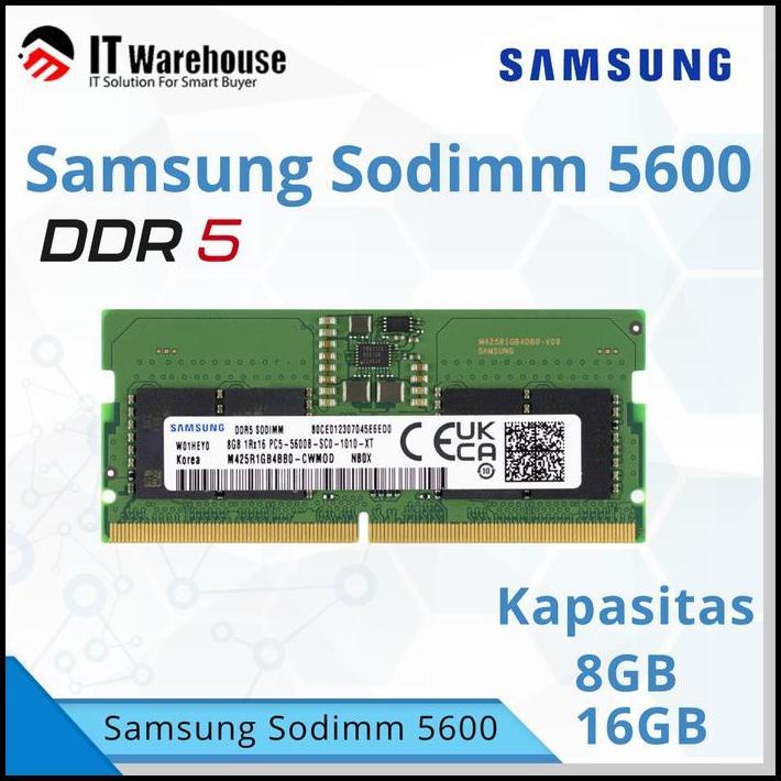 Sodimm SAMSUNG 8GB | 16GB DDR5-5600 best seller