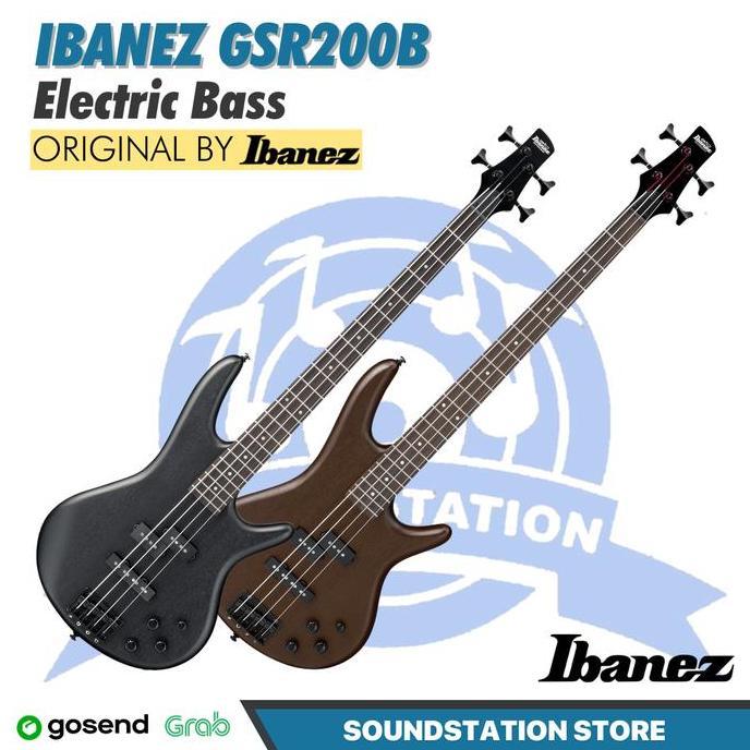 Murah IBANEZ GSR200B ELECTRIC BASS ACTIVE - BASS ELEKTRIK AKTIF Non COD