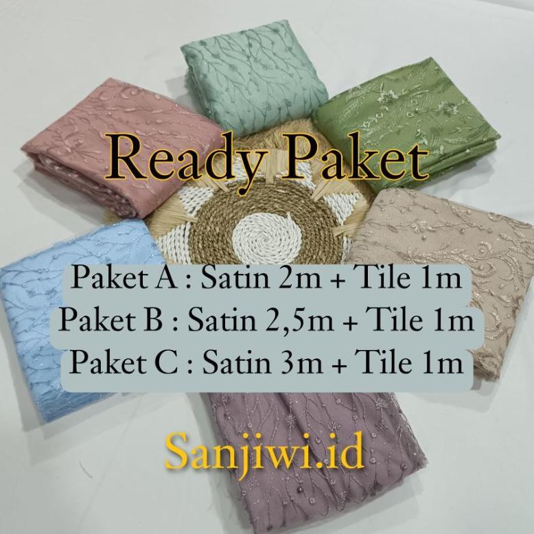 Grosir Kain Paket Bridesmaid / Paket Seragaman Bridesmaid / Baju Nikah / Seragaman Keluarga