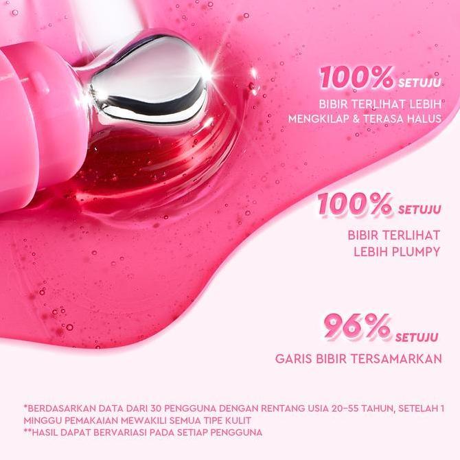 Bytlip- Glad2Glow Brightening Lip Serum 7G  Mencerahkan Melembabkan Dan Menambahkan Warna3In1  Lipti