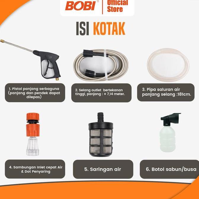 Electric High Pressure Washer Type M26 - High Pressure Washer Mesin Cuci Mobil Dan Motor