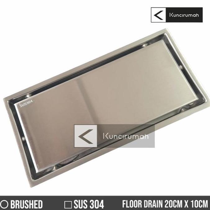 TERLARIS smart floor drain 20 cm/Floor drain 20cm x 10cm / Saringan got SUS 304