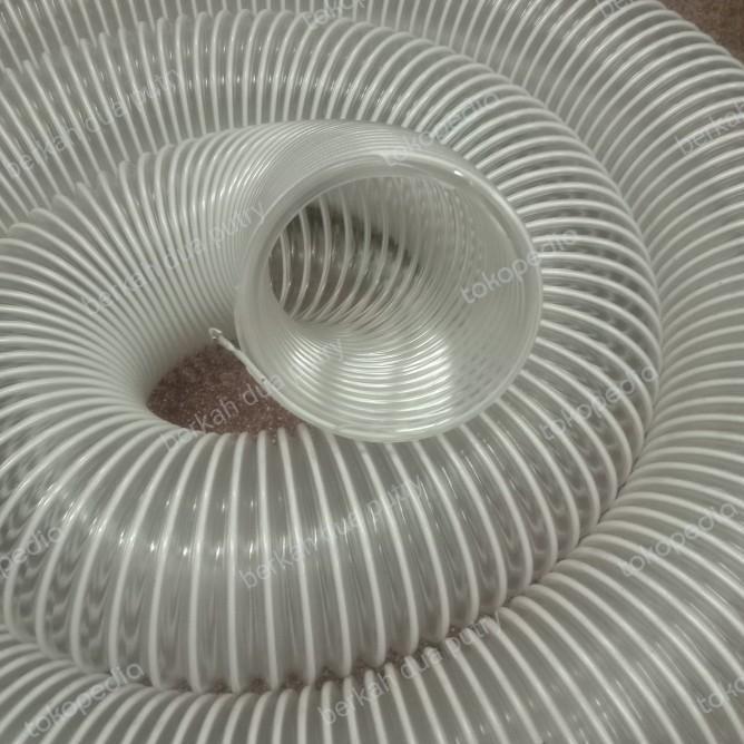 Pu Ducting Hose 6"Inch Selang Flexible Vacum Pelastik Flex Meteran