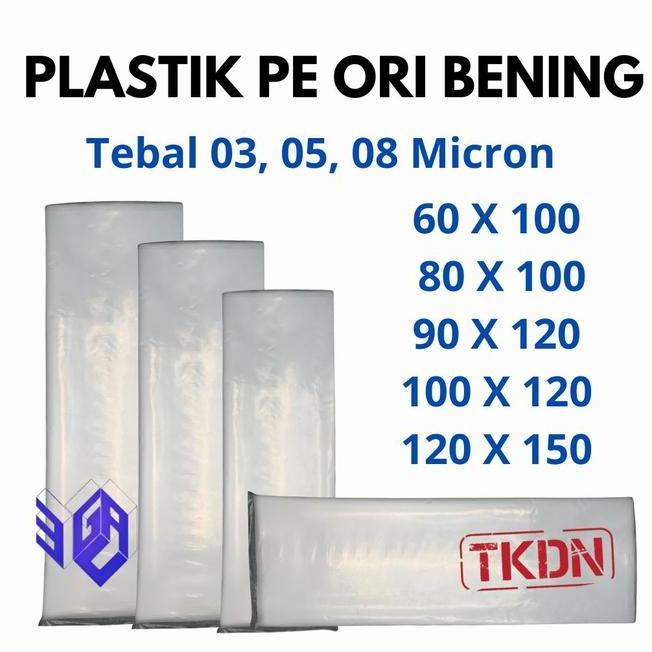 Kantong Plastik Pe Bening 60 X 100 80 X 100 90 X 120 100 X 120