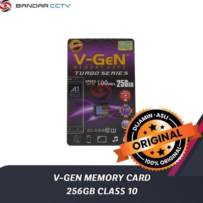 MICRO SD V-GEN MEMORY CARD 256GB CLASS 10