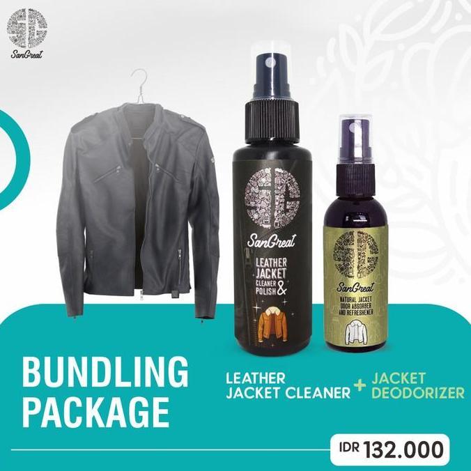 Lansungkirim- Bundling Lether Jacket Cleaner & Polish + Jacket Deodorizer