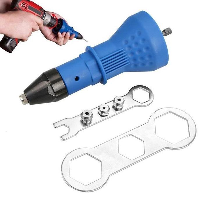 (Allthebest) Rivet Gun Tools Adapter For Cordless Drill Auto Riveter Adaptor Rivet